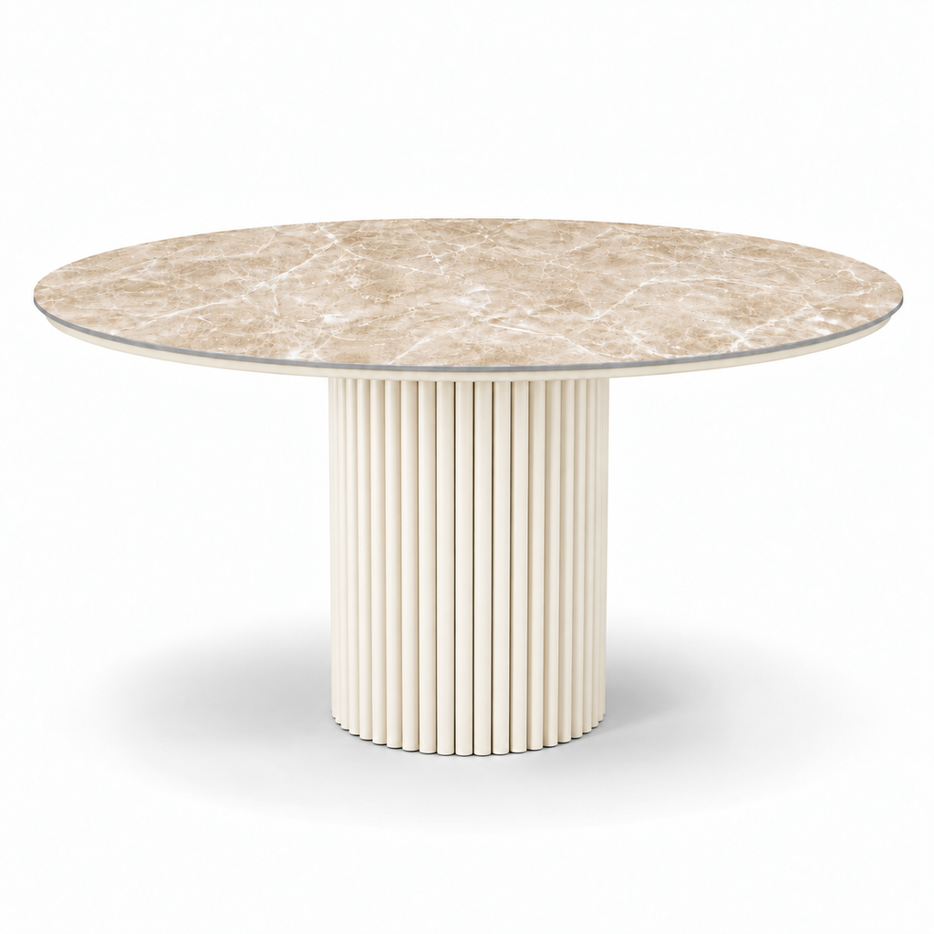 Kossano round sintered stone table